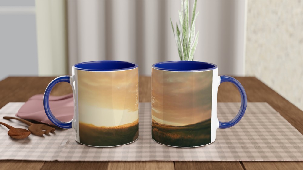 Favourite Person Mug | Romantic Anniversary Gift | Sunset Silhouette Love Present | Valentines Mug for Husband or Wife — view 4