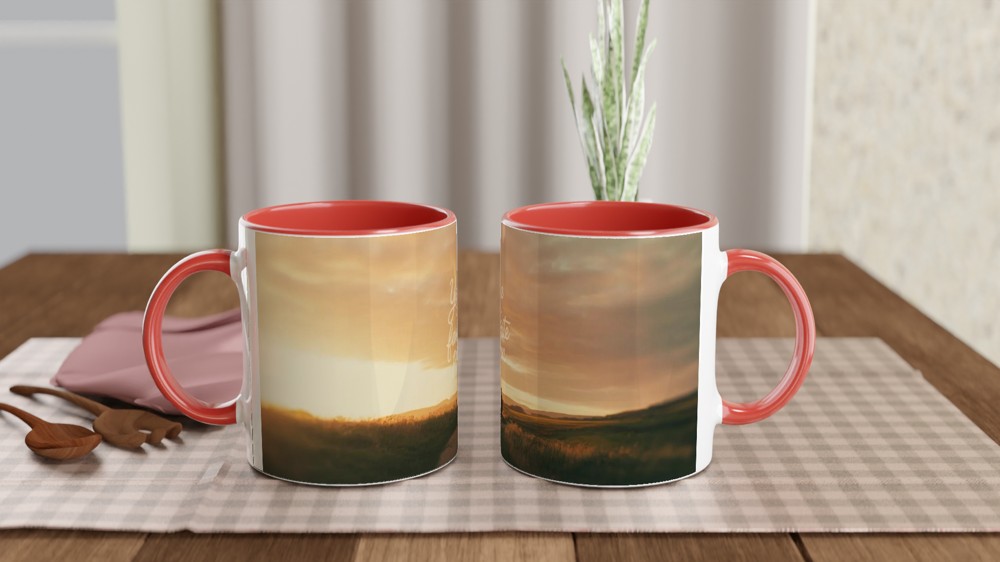 Favourite Person Mug | Romantic Anniversary Gift | Sunset Silhouette Love Present | Valentines Mug for Husband or Wife — view 7