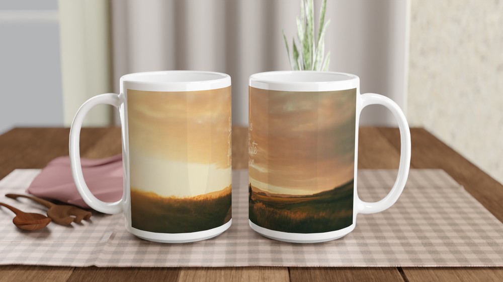 Favourite Person Mug | Romantic Anniversary Gift | Sunset Silhouette Love Present | Valentines Mug for Husband or Wife — view 2