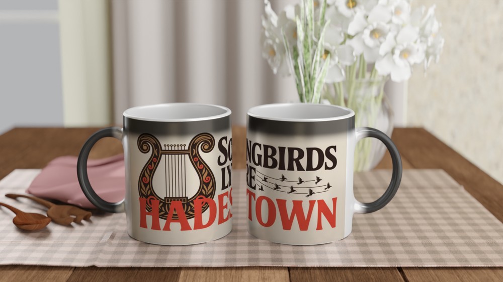 Songbirds Lyre Hadestown Musical Mug — view 3