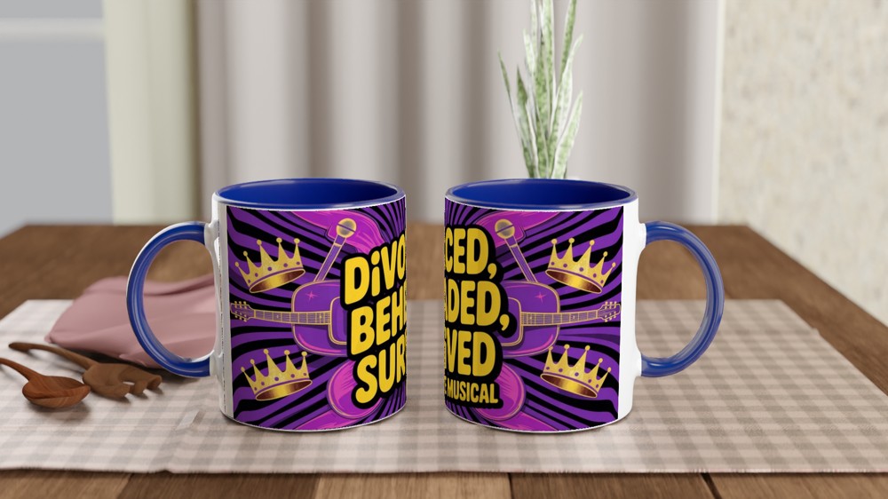 Divorced Beheaded Survived The Musical Mug — view 4