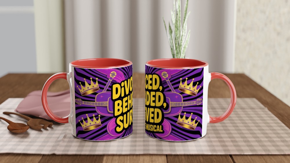 Divorced Beheaded Survived The Musical Mug — view 7