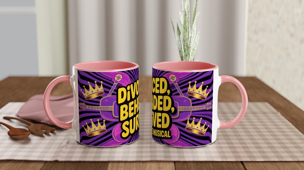 Divorced Beheaded Survived The Musical Mug — view 6