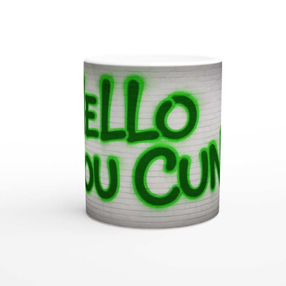 Hello You C*nt Graffiti Style Funny Rude Mug — view 11