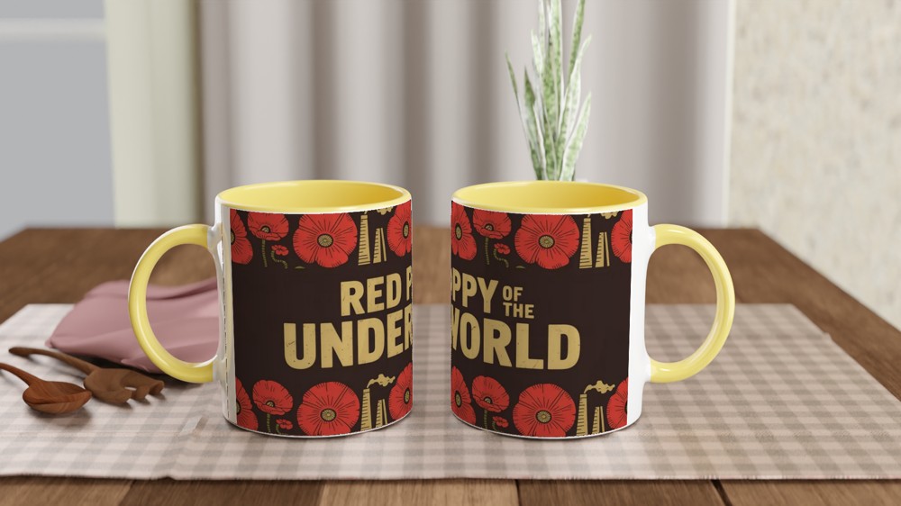 Hadestown Mug | Red Poppy of the Underworld | Musical Theatre Gift for Best Friend | Broadway Theatre Lover Present — view 8
