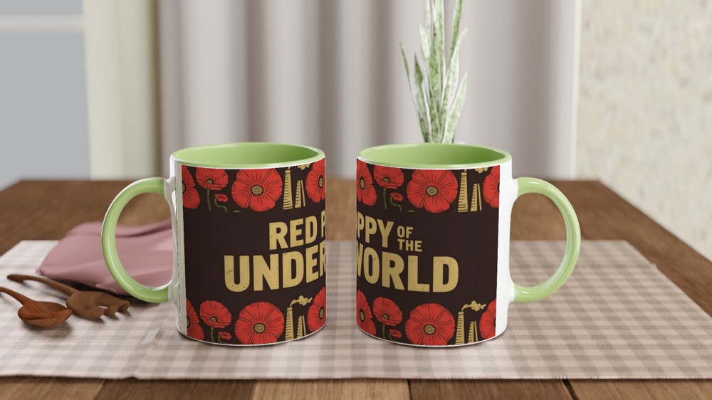 Hadestown Mug | Red Poppy of the Underworld | Musical Theatre Gift for Best Friend | Broadway Theatre Lover Present — view 5