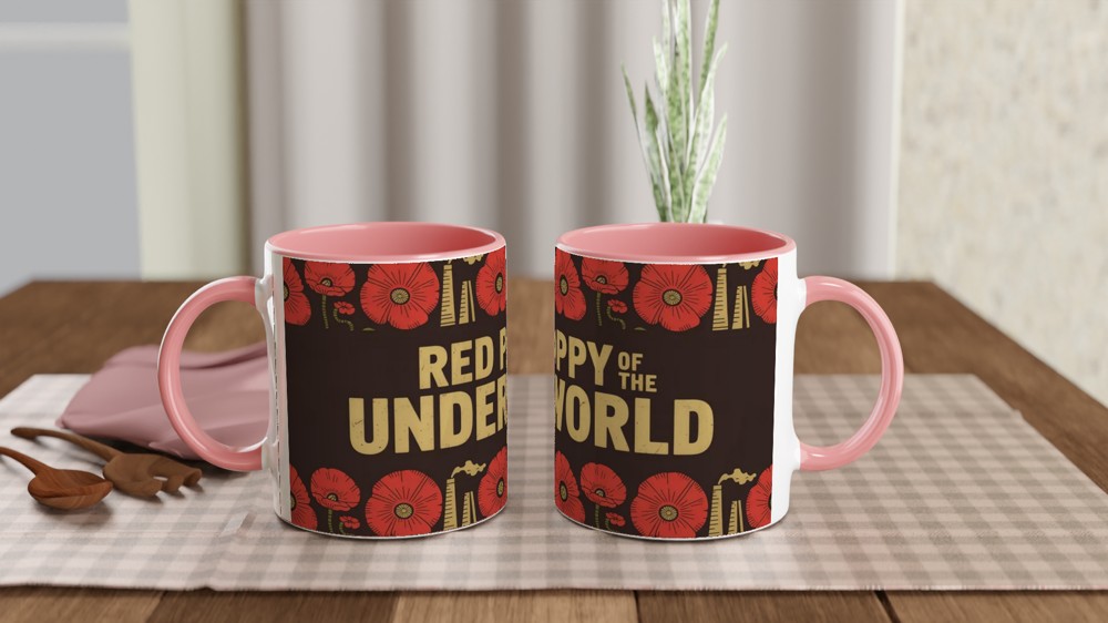 Hadestown Mug | Red Poppy of the Underworld | Musical Theatre Gift for Best Friend | Broadway Theatre Lover Present — view 6