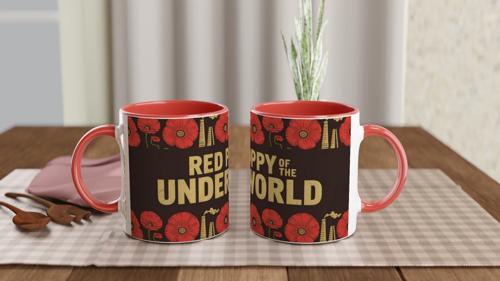 Hadestown Mug | Red Poppy of the Underworld | Musical Theatre Gift for Best Friend | Broadway Theatre Lover Present — view 7