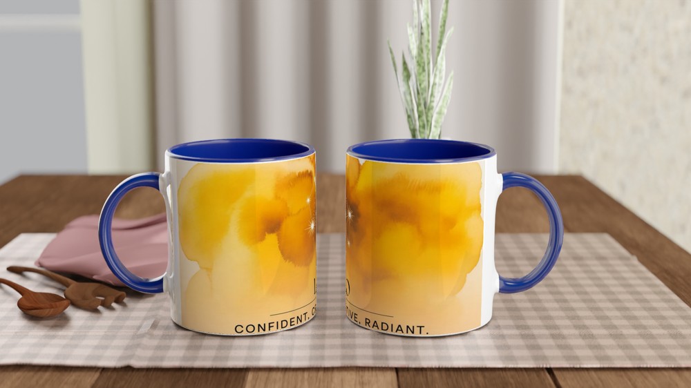 Leo Mug | Astrology Constellation Gift | Zodiac Birthday Present for Her and Him | Celestial Star Sign Mug — view 4
