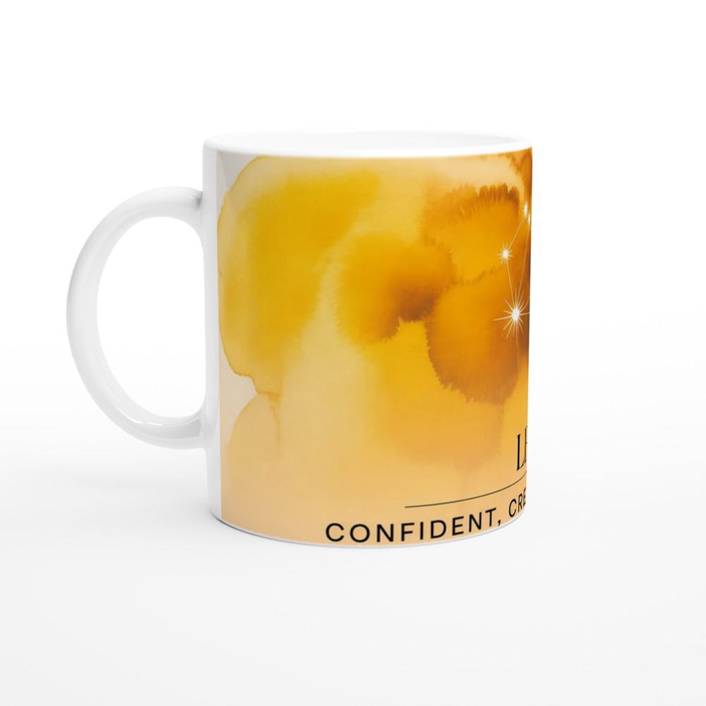 Leo Mug | Astrology Constellation Gift | Zodiac Birthday Present for Her and Him | Celestial Star Sign Mug — view 10