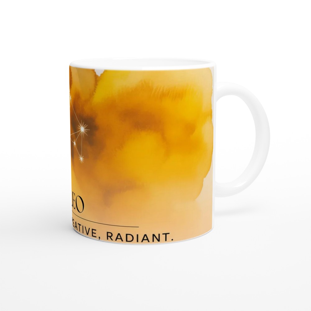 Leo Mug | Astrology Constellation Gift | Zodiac Birthday Present for Her and Him | Celestial Star Sign Mug — view 12