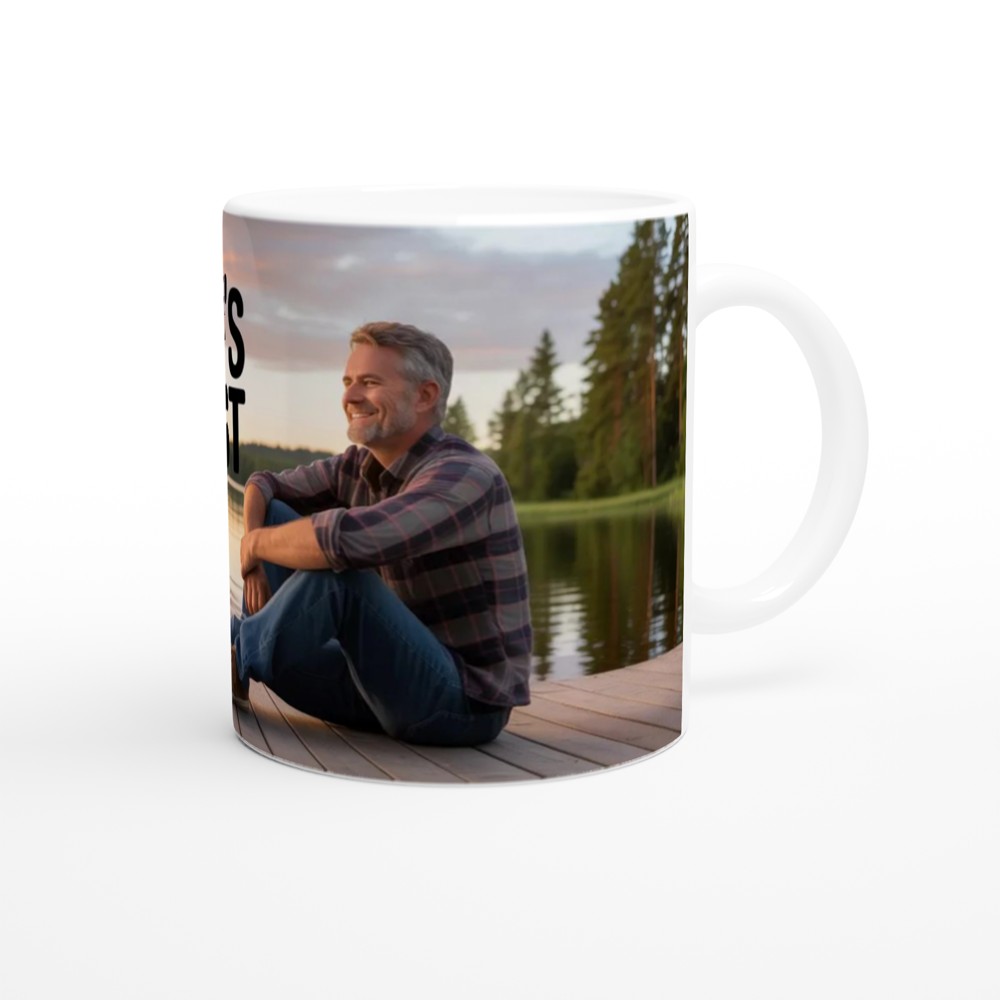 World's Okayest Dad Funny Father's Day Mug — view 12