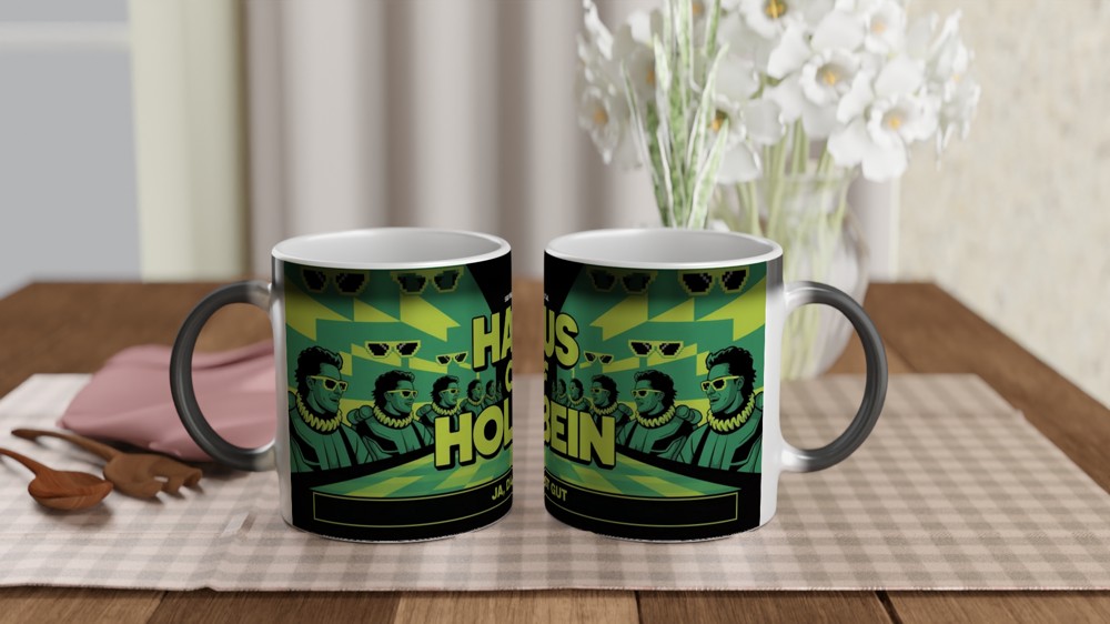 Six the Musical Mug | Haus of Holbein Gift | Theatre Lover Present | Neon Rave Musical Theatre Mug — view 3