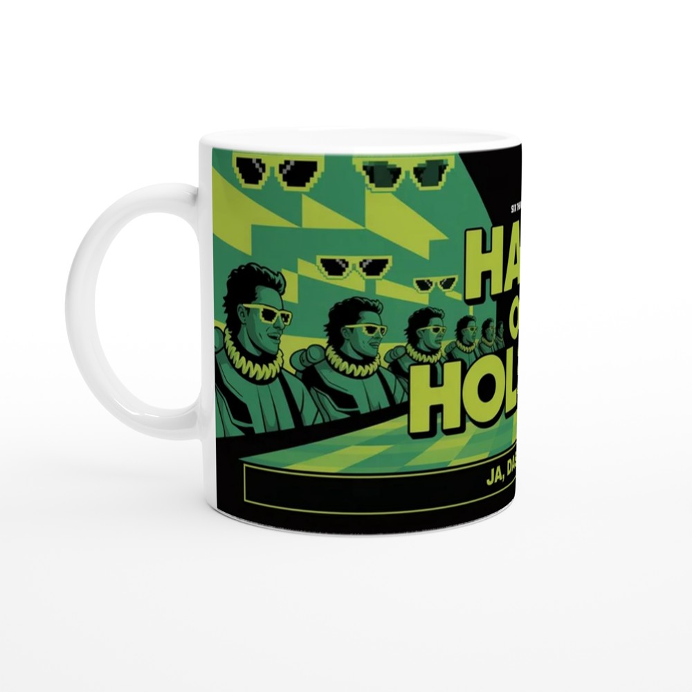 Six the Musical Mug | Haus of Holbein Gift | Theatre Lover Present | Neon Rave Musical Theatre Mug — view 10