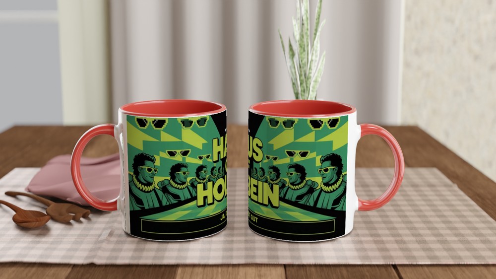 Six the Musical Mug | Haus of Holbein Gift | Theatre Lover Present | Neon Rave Musical Theatre Mug — view 7