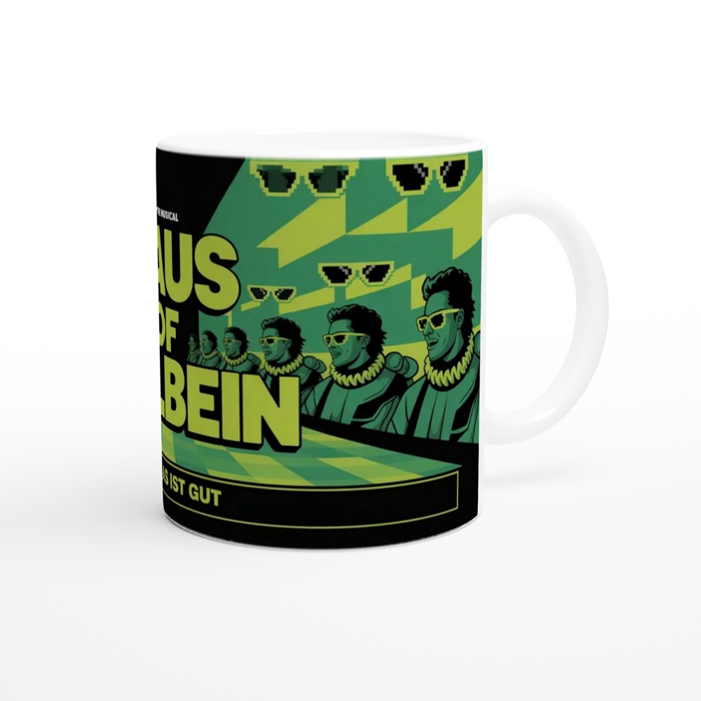 Six the Musical Mug | Haus of Holbein Gift | Theatre Lover Present | Neon Rave Musical Theatre Mug — view 12