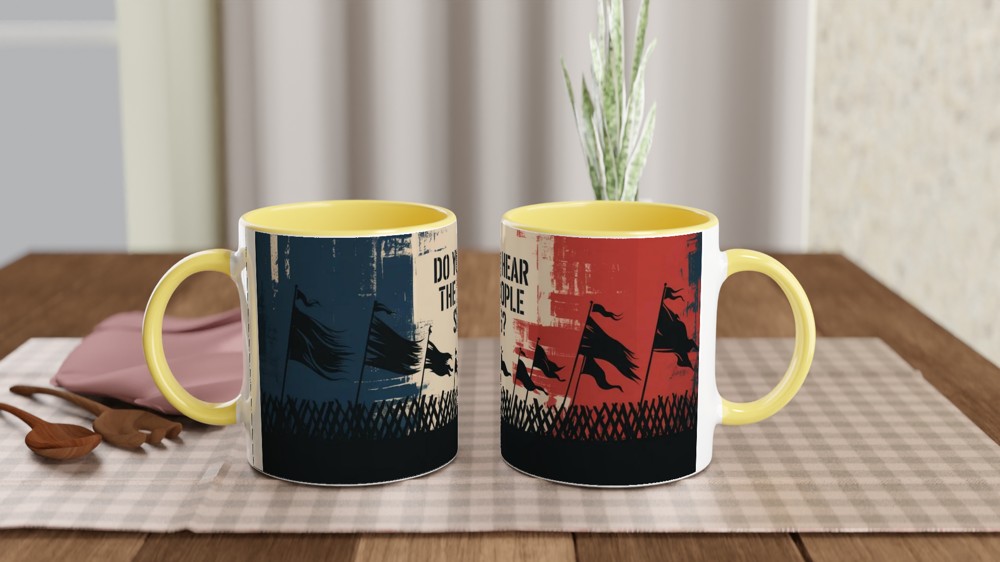 Les Miserables Mug | Do You Hear the People Sing Quote | Musical Theatre Gift | Barricade Design for Theatre Lovers — view 8
