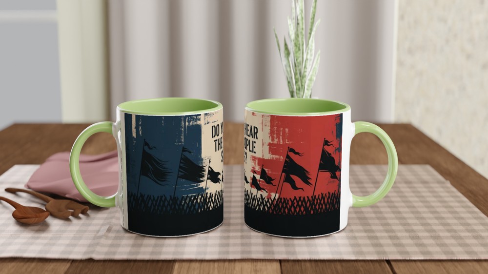 Les Miserables Mug | Do You Hear the People Sing Quote | Musical Theatre Gift | Barricade Design for Theatre Lovers — view 5