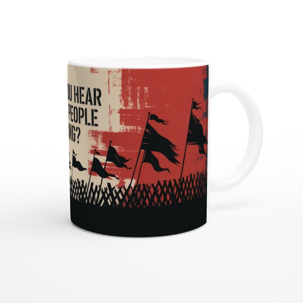 Les Miserables Mug | Do You Hear the People Sing Quote | Musical Theatre Gift | Barricade Design for Theatre Lovers — view 12
