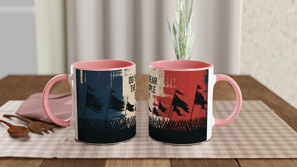 Les Miserables Mug | Do You Hear the People Sing Quote | Musical Theatre Gift | Barricade Design for Theatre Lovers — view 6