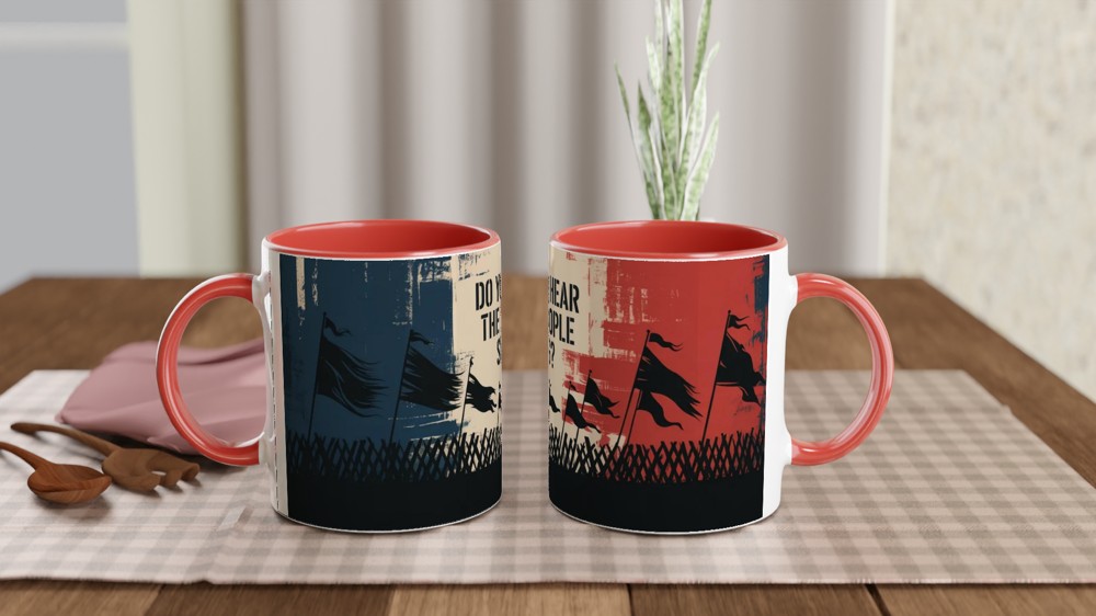 Les Miserables Mug | Do You Hear the People Sing Quote | Musical Theatre Gift | Barricade Design for Theatre Lovers — view 7
