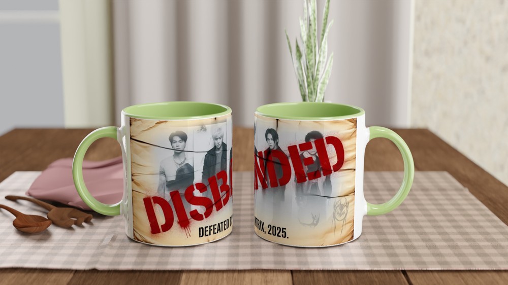 K-Pop Demon Hunters Mug | Saja Boys Wanted Poster Gift | K-Pop Fan Present | Disbanded Korean Pop Music Mug — view 5