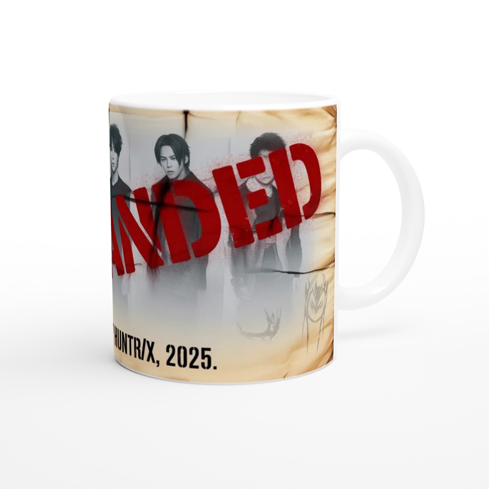 K-Pop Demon Hunters Mug | Saja Boys Wanted Poster Gift | K-Pop Fan Present | Disbanded Korean Pop Music Mug — view 12