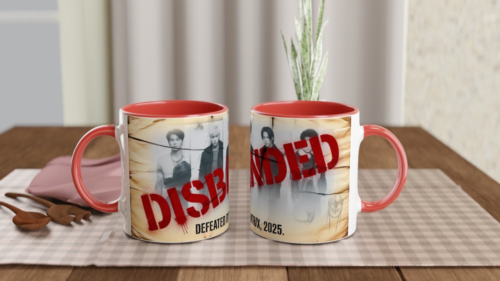 K-Pop Demon Hunters Mug | Saja Boys Wanted Poster Gift | K-Pop Fan Present | Disbanded Korean Pop Music Mug — view 7