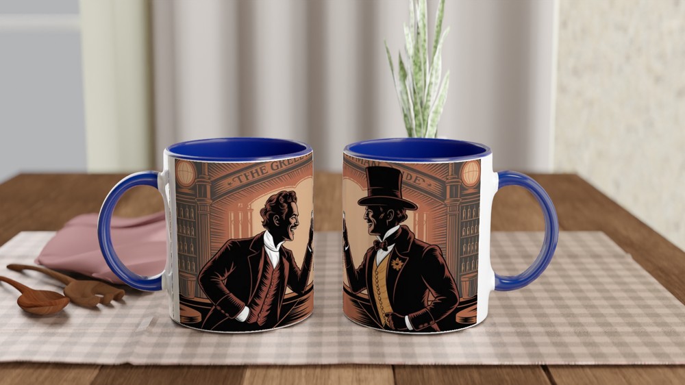 The Greatest Showman Mug | The Other Side Song Gift | Musical Theatre Present | Barnum and Carlyle Bar Design — view 4