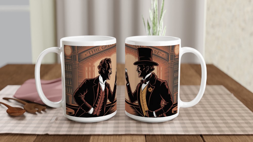 The Greatest Showman Mug | The Other Side Song Gift | Musical Theatre Present | Barnum and Carlyle Bar Design — view 2