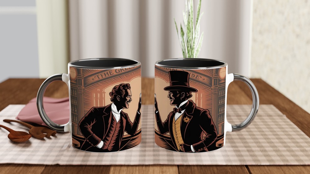 The Greatest Showman Mug | The Other Side Song Gift | Musical Theatre Present | Barnum and Carlyle Bar Design — view 9