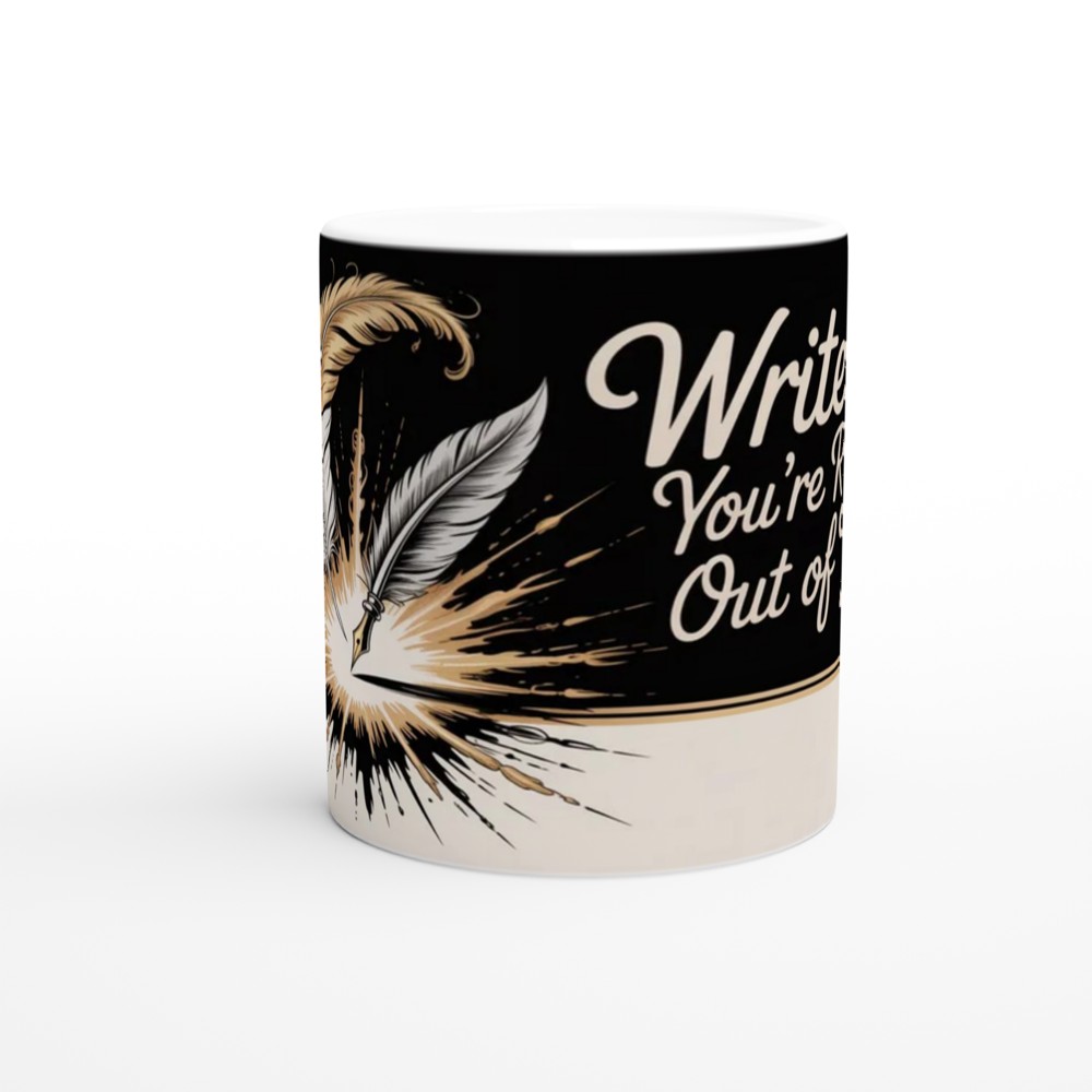 Write Like You're Running Out of Time - Writer Quill Mug — view 11
