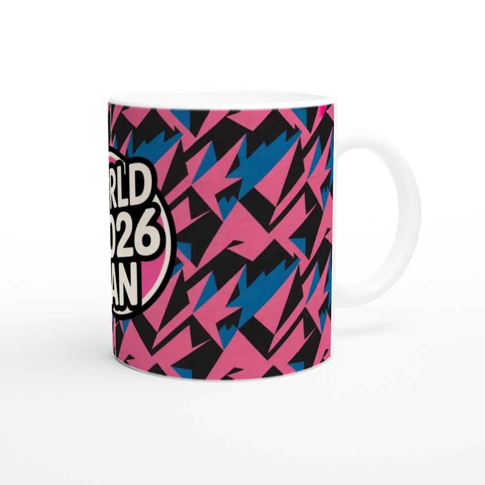 World 2026 Fan Retro Geometric Mug — view 12