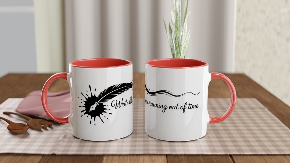 Hamilton Mug | Write Like You're Running Out of Time | Musical Theatre Gift | Theatre Lover Present — view 7
