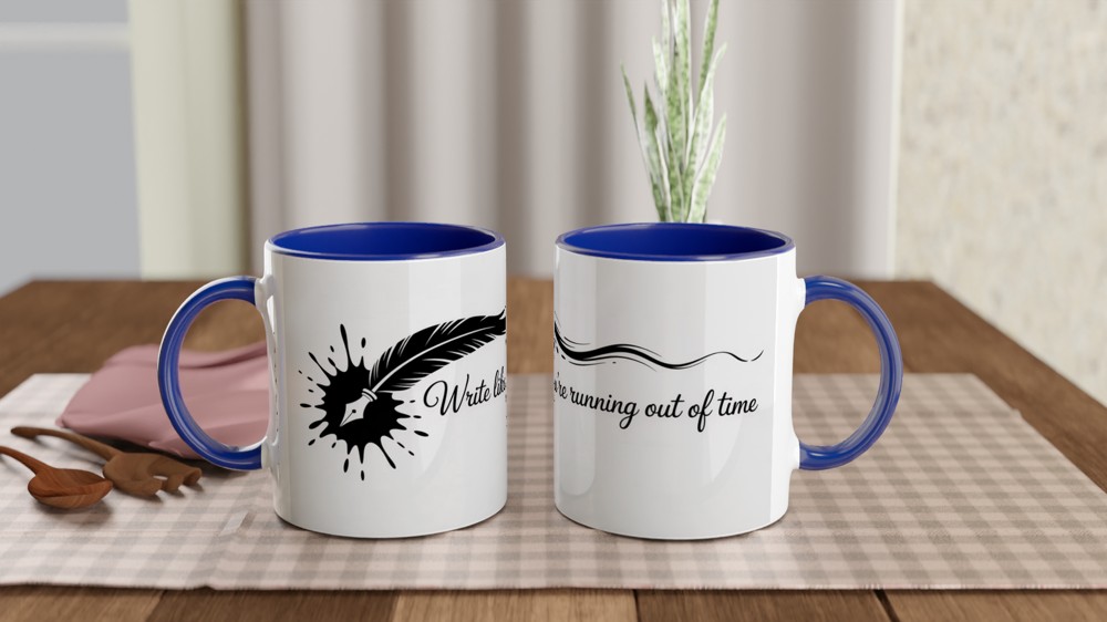 Hamilton Mug | Write Like You're Running Out of Time | Musical Theatre Gift | Theatre Lover Present — view 4