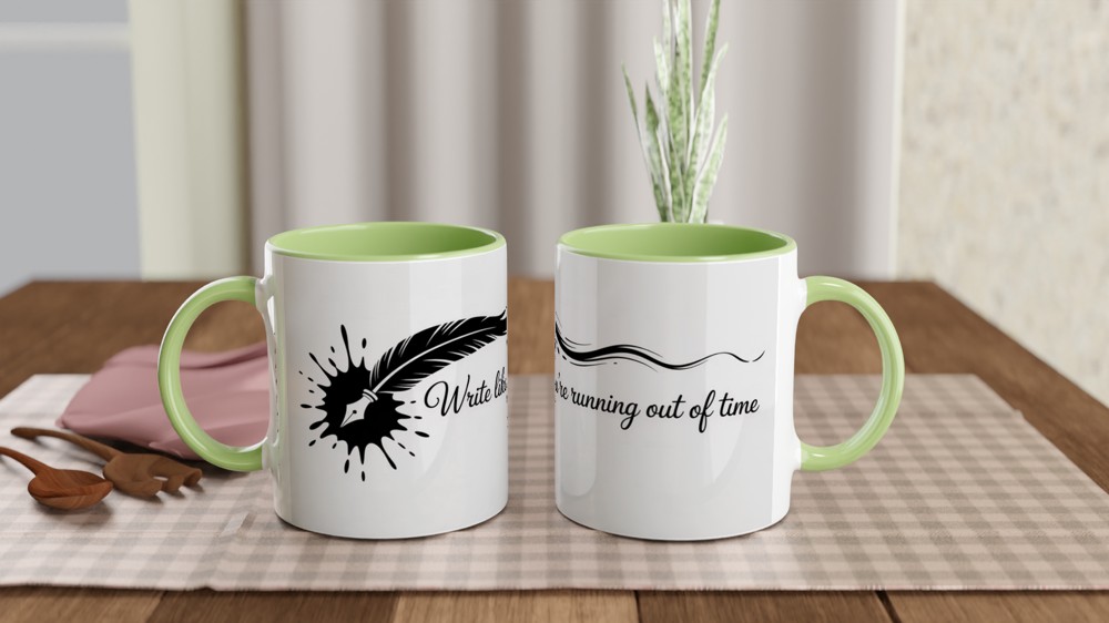 Hamilton Mug | Write Like You're Running Out of Time | Musical Theatre Gift | Theatre Lover Present — view 5