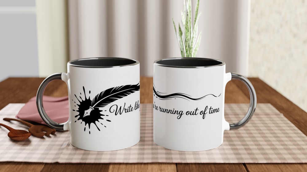 Hamilton Mug | Write Like You're Running Out of Time | Musical Theatre Gift | Theatre Lover Present — view 9