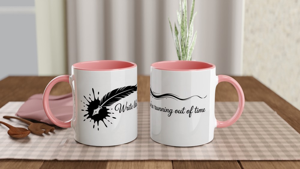 Hamilton Mug | Write Like You're Running Out of Time | Musical Theatre Gift | Theatre Lover Present — view 6