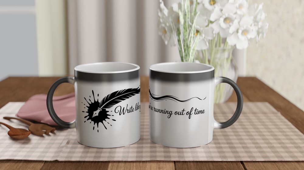 Hamilton Mug | Write Like You're Running Out of Time | Musical Theatre Gift | Theatre Lover Present — view 3
