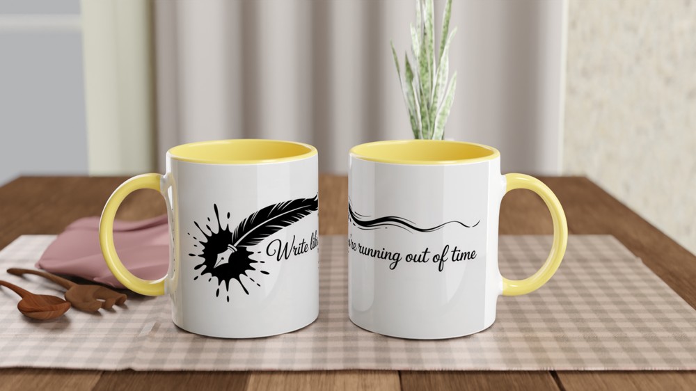 Hamilton Mug | Write Like You're Running Out of Time | Musical Theatre Gift | Theatre Lover Present — view 8