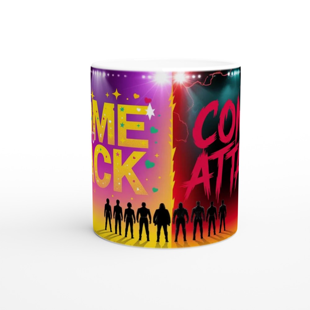 K-Pop Mug | Comeback Come-Attack Design | Funny Korean Music Fan Gift | Birthday Present for Best Friend — view 11