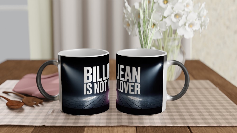 MJ The Musical Mug | Billie Jean Stage Design | West End Theatre Gift | Ceramic Mug for Music Lovers — view 3