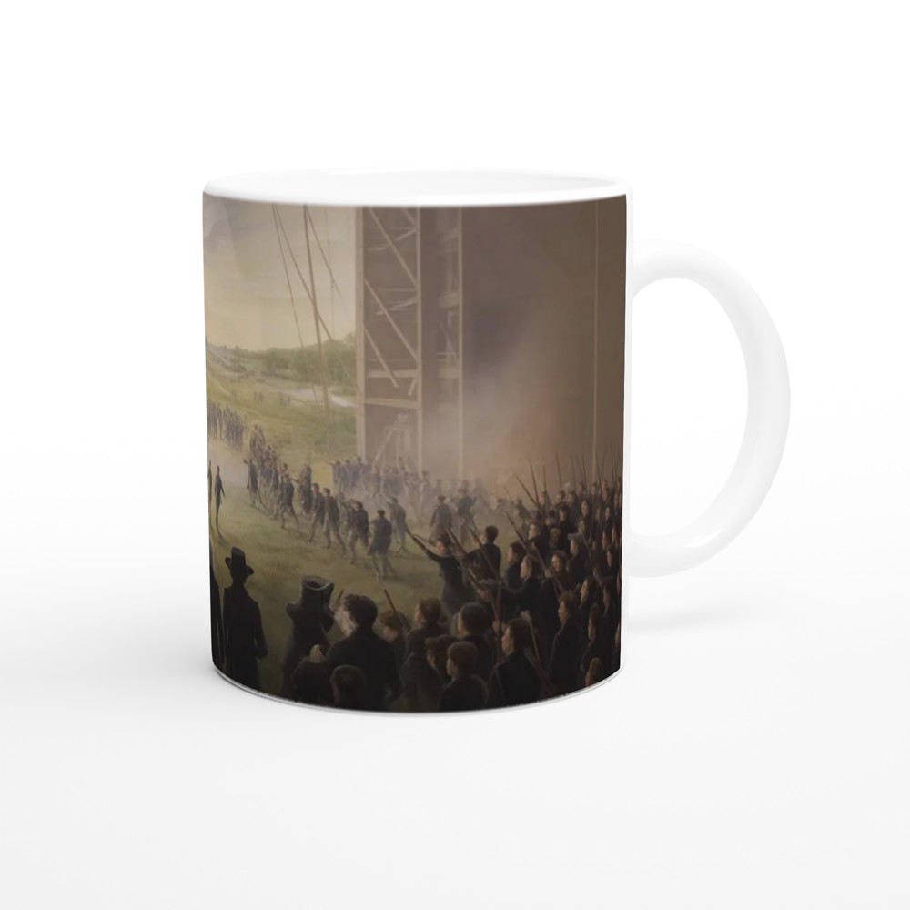Hamilton Yorktown Mug | Musical Theatre Gift | World Turned Upside Down Scene | Theatre Lover Present — view 12