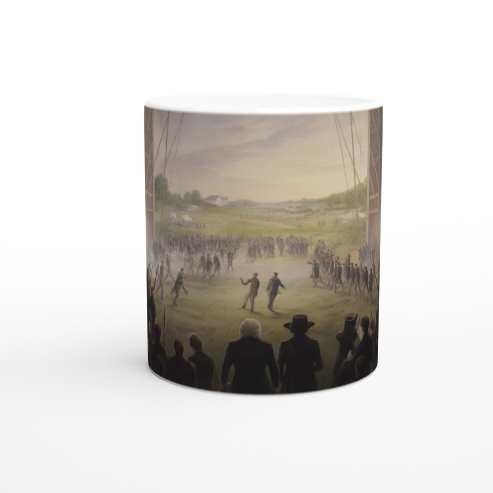 Hamilton Yorktown Mug | Musical Theatre Gift | World Turned Upside Down Scene | Theatre Lover Present — view 11