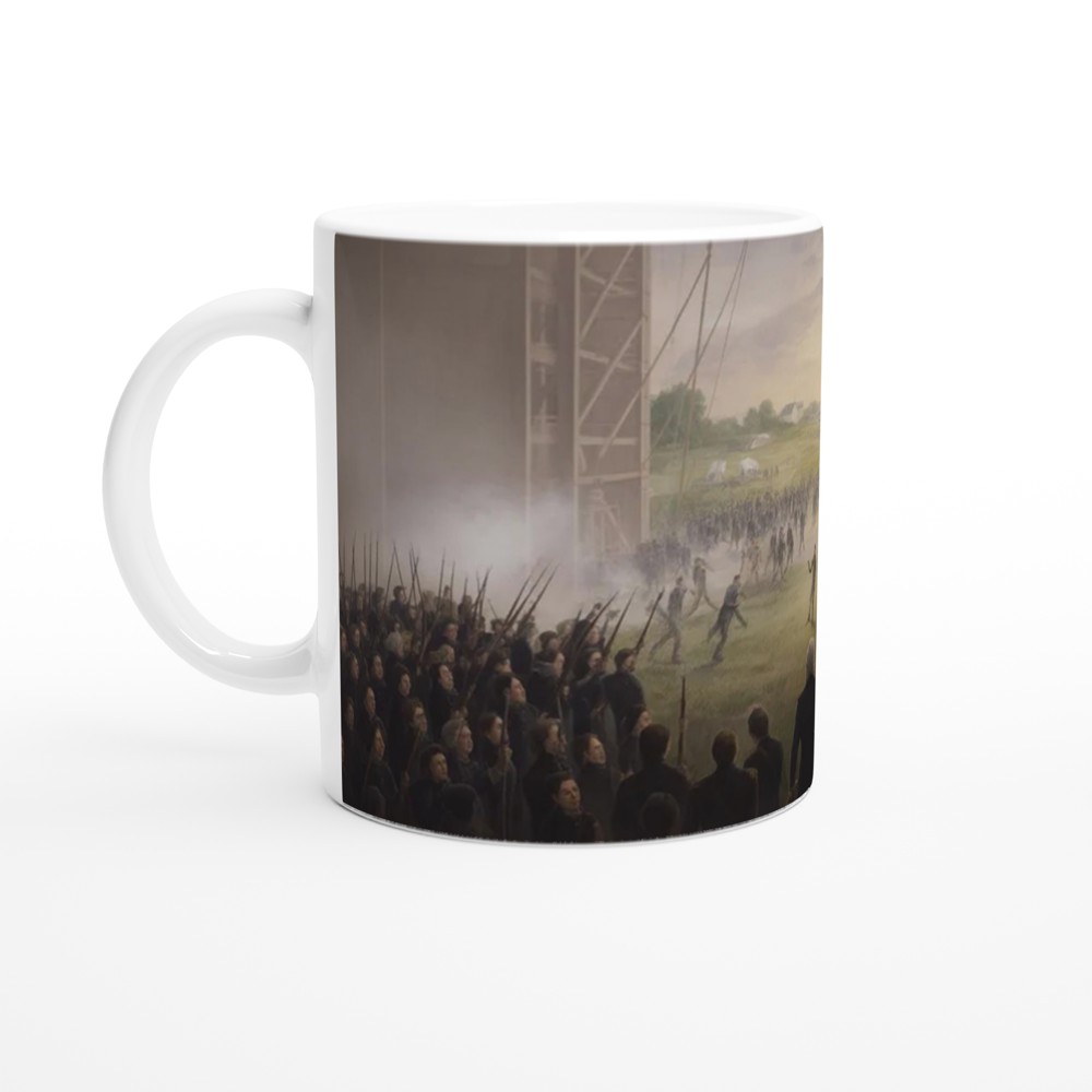 Hamilton Yorktown Mug | Musical Theatre Gift | World Turned Upside Down Scene | Theatre Lover Present — view 10