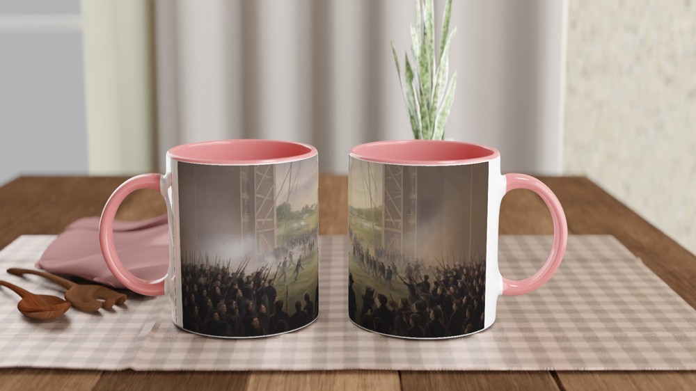 Hamilton Yorktown Mug | Musical Theatre Gift | World Turned Upside Down Scene | Theatre Lover Present — view 6