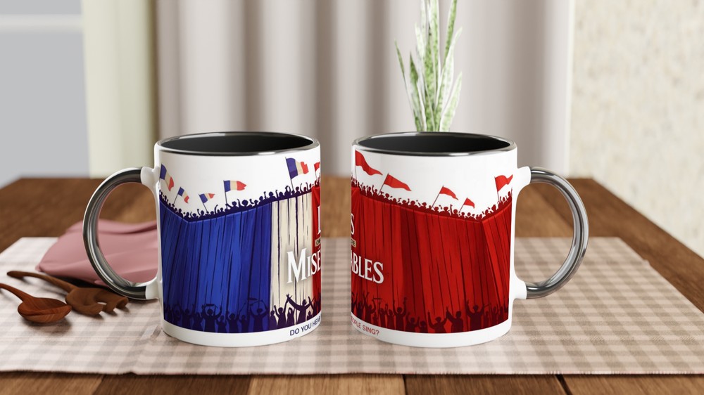 Les Miserables Mug | Do You Hear The People Sing Quote | Musical Theatre Gift | Barricade Design Present for Theatre Lovers — view 9