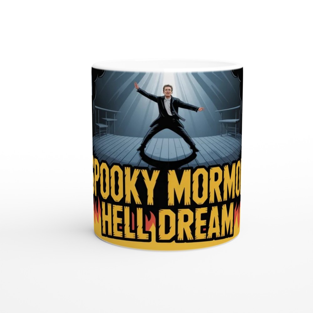 Book of Mormon Mug | Spooky Mormon Hell Dream Gift | Musical Theatre Present | Elder Price Heavy Metal Mug — view 11