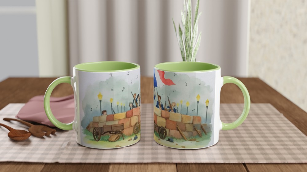 Les Miserables Mug | Paris Barricade Art Design | Musical Theatre Gift | Present for West End Fans — view 5