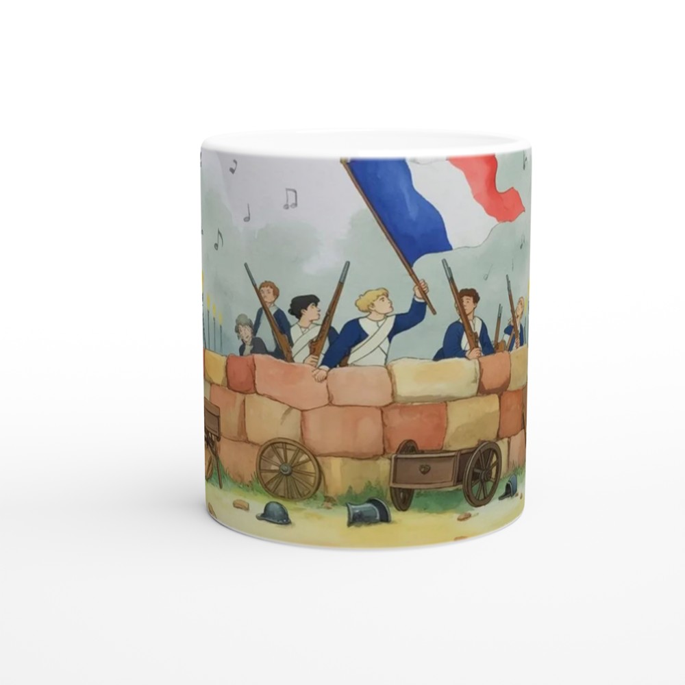 Les Miserables Mug | Paris Barricade Art Design | Musical Theatre Gift | Present for West End Fans — view 11